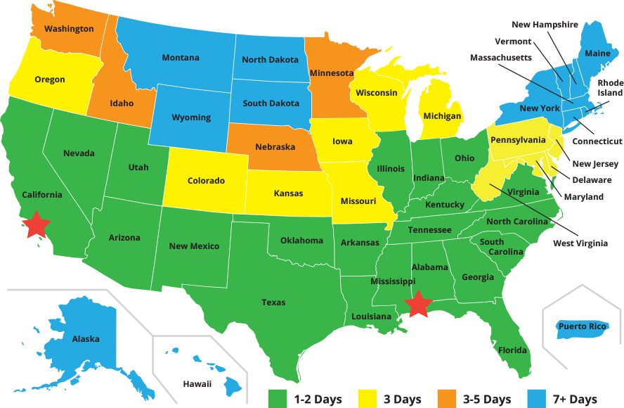 Cool Boss shipping carrier map