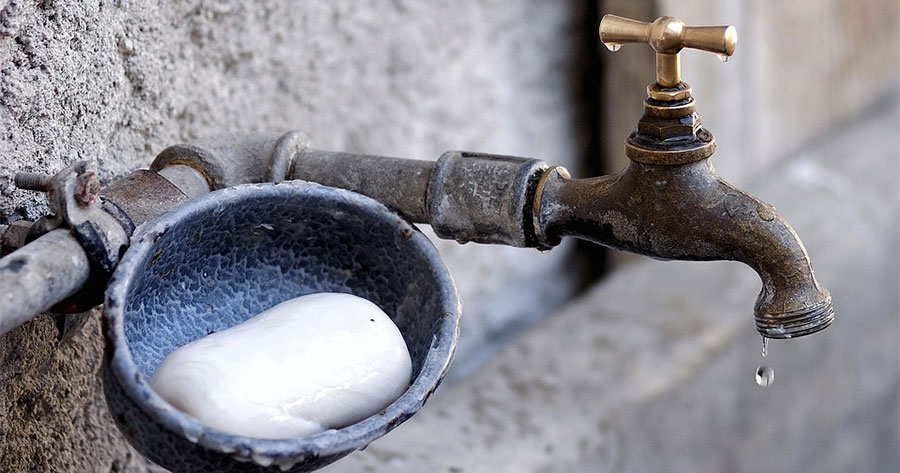 Old leaking faucets are a breeding ground for bacteria